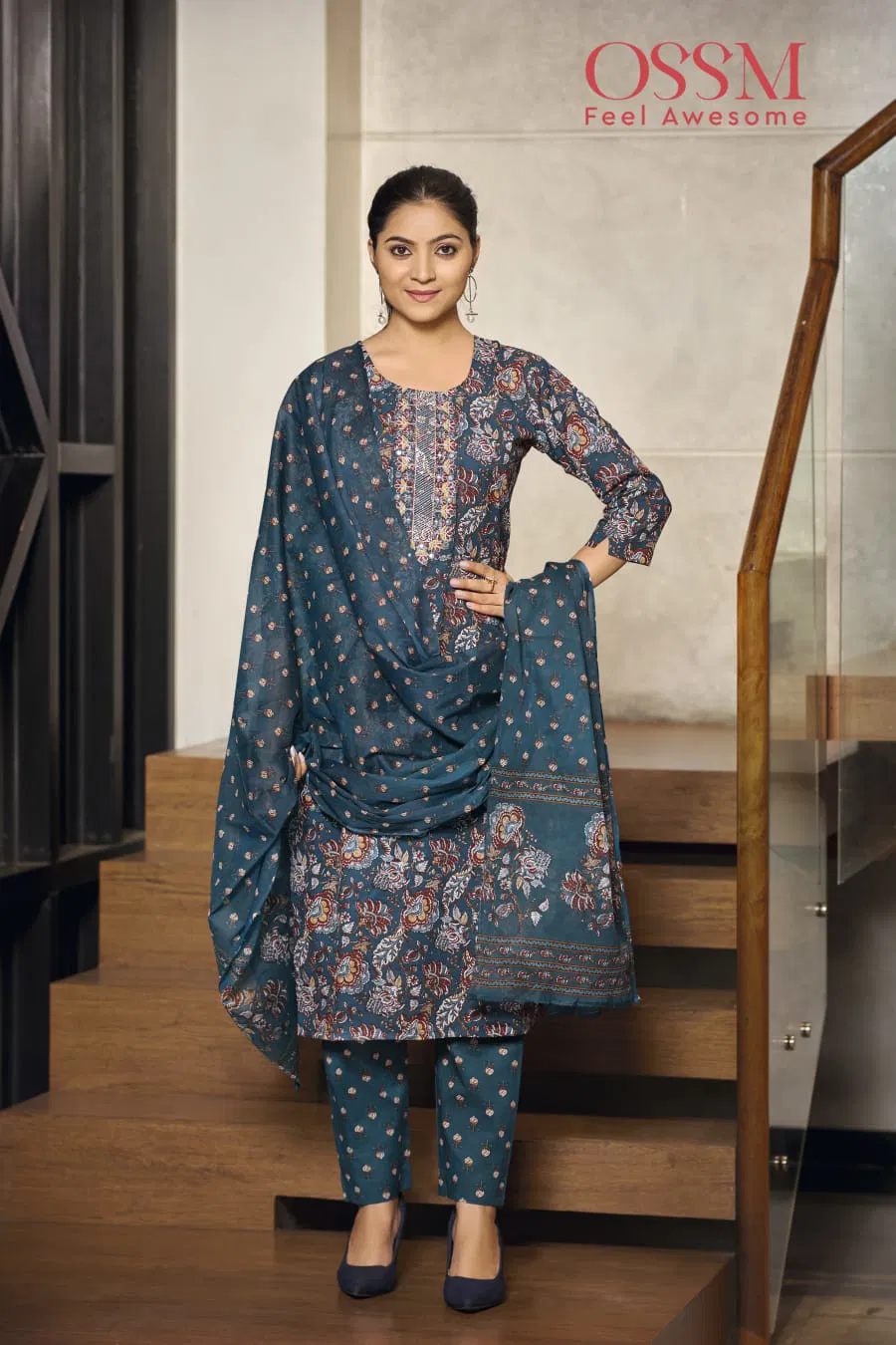 Malhar Vol 4 By Ossm Cotton Printed Kurti With Bottom Dupatta Orders In India